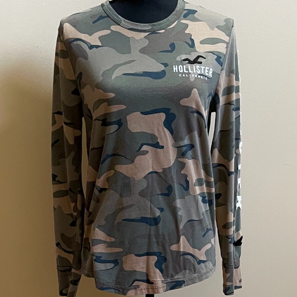 Camo Hollister Long Sleeve